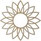 Ekena Millwork Daisy Wood Fretwork Pierced Ceiling Medallion, Hickory, 30"OD x 10 1/2"ID x 3/8"T CMWP30X30X0375DAHI - alternate 3